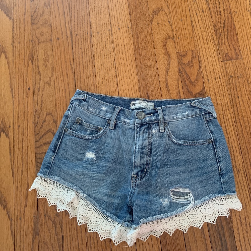 Free people Jean shorts